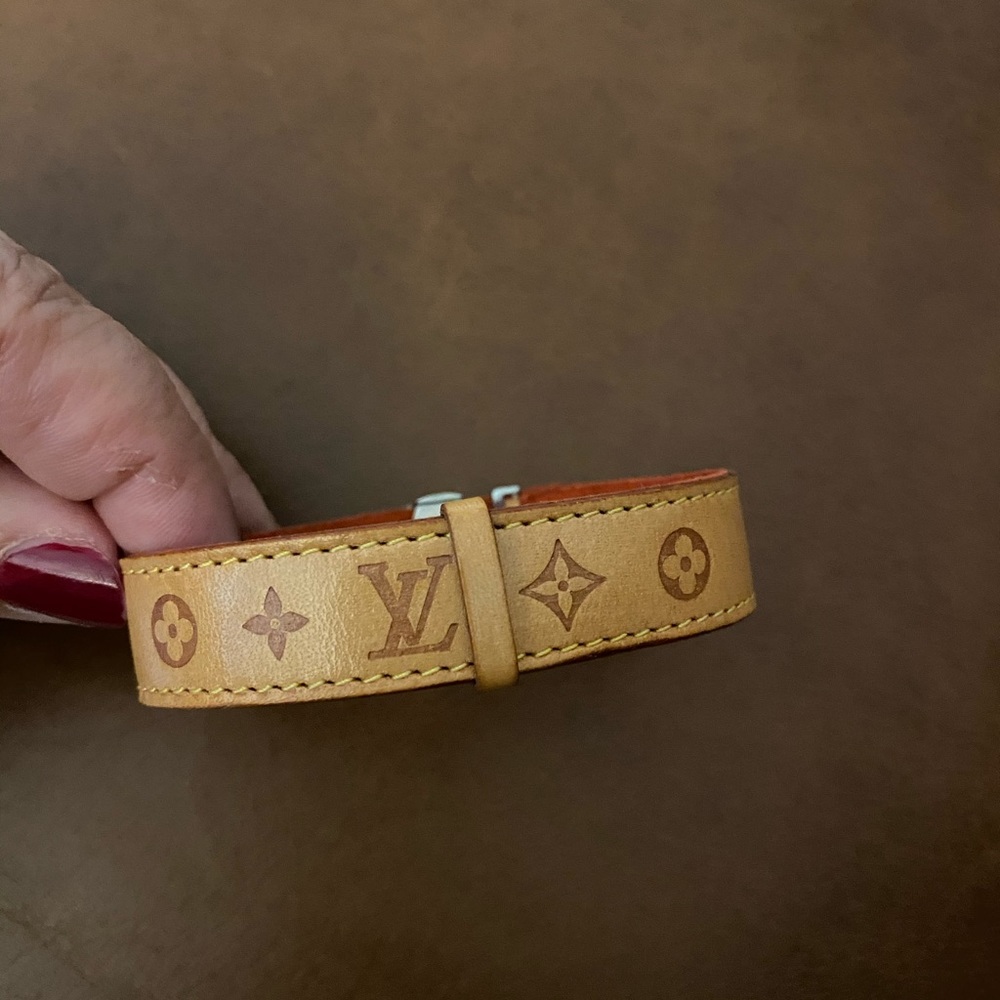 Silver vachetta Louis Vuitton bracelet - Picture 5 of 7
